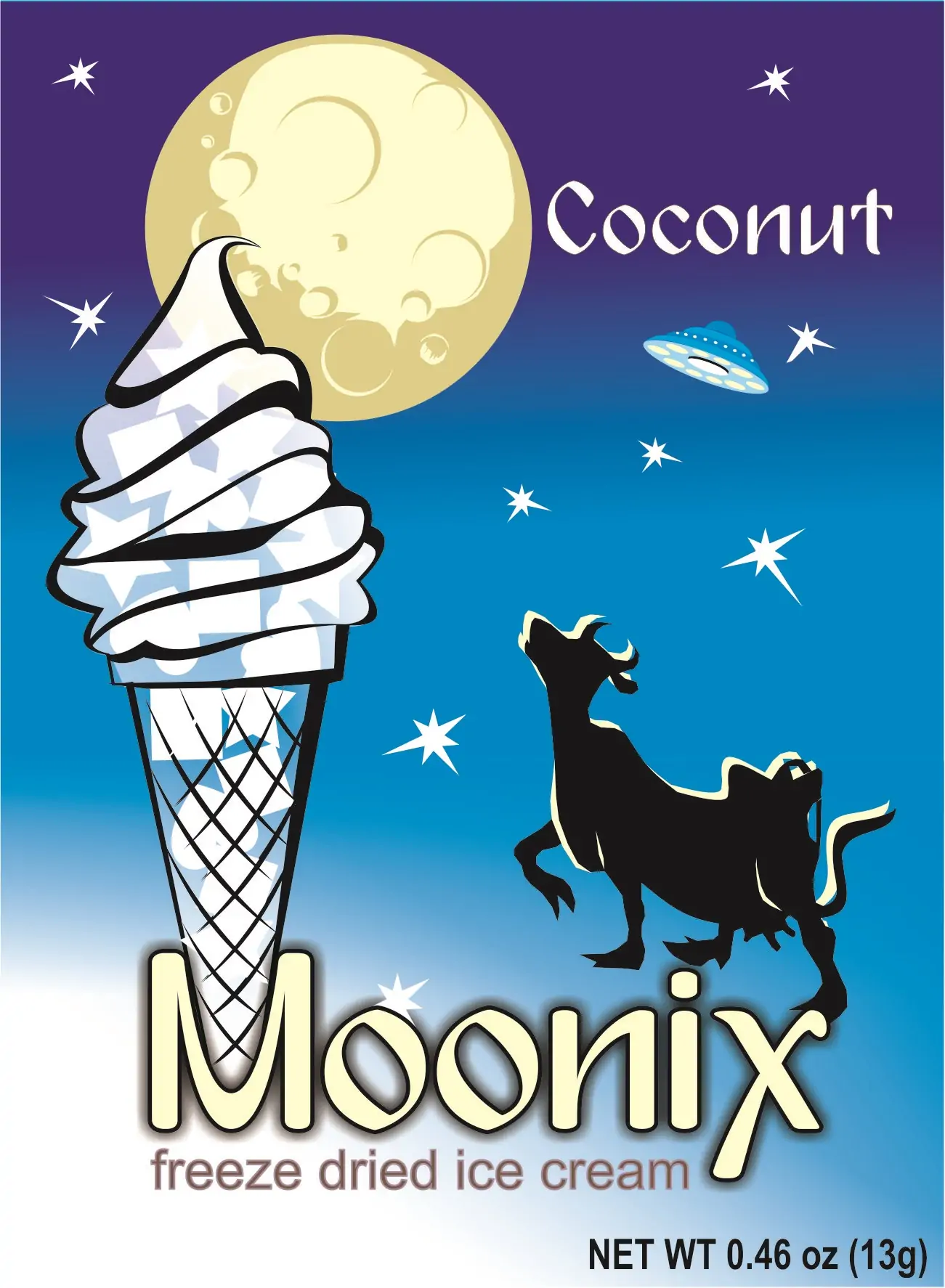 coconut freeze dried ice cream